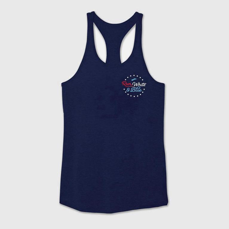 Brooks Distance Graphic Running Tank Dame Nettbutikk - Blå - Norge (DQX123679)